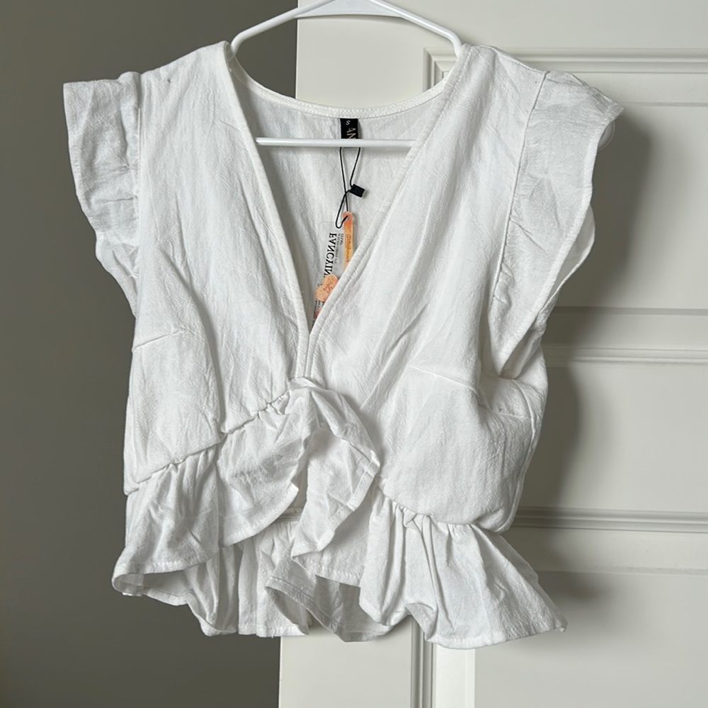 Two piece white set